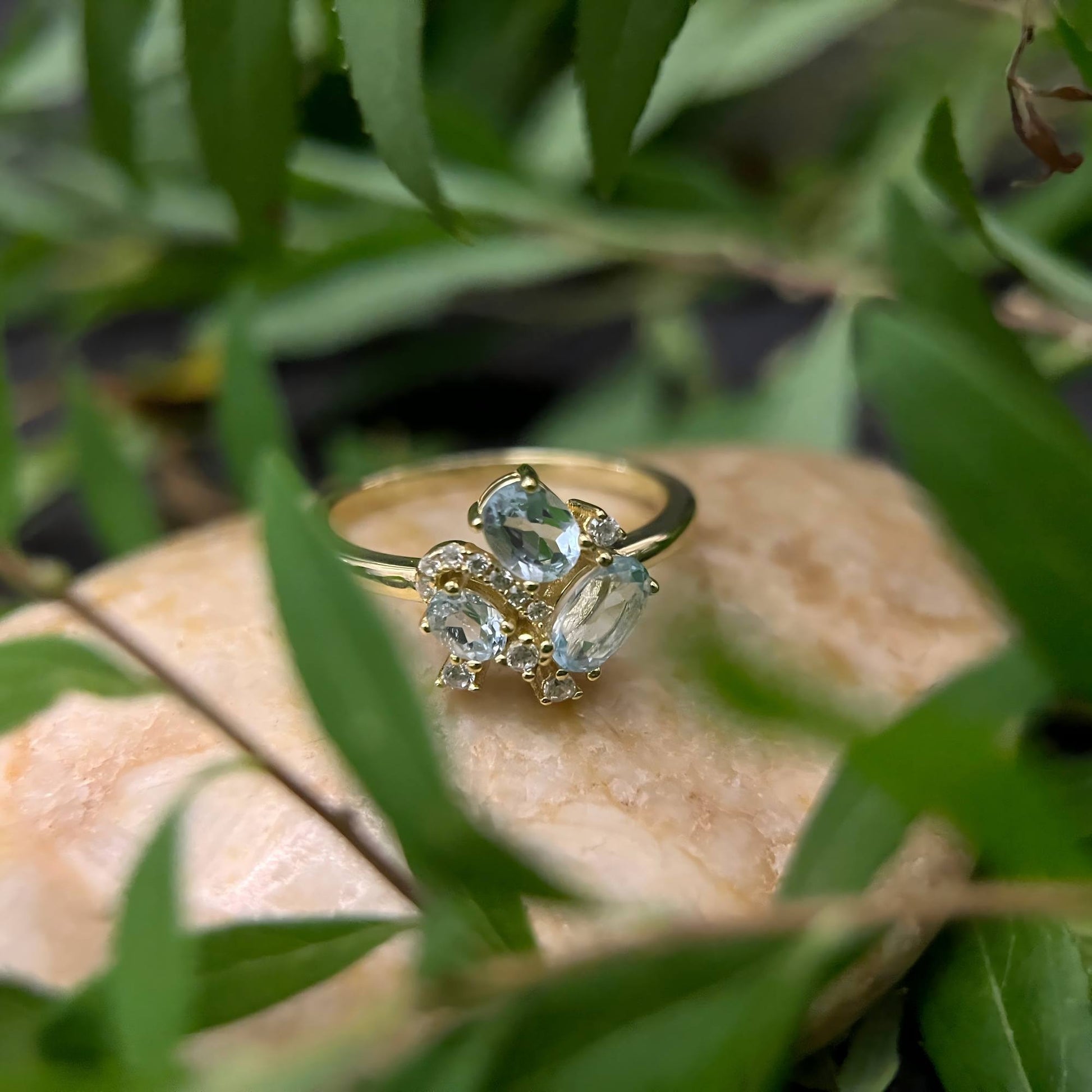 Whisper Dusk - Swiss Topaz Earrings - Sound of Flowers